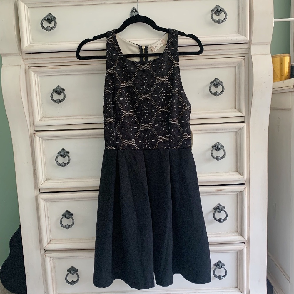 Altar'd State Racerback Black Eyelet Dress